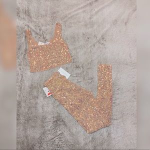 Sequin Two Piece Pants Set